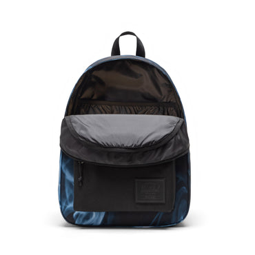 Siyahlı Mavi Alev Herschel Classic Su İtici Kumaş Sırt Çantası, 14" Laptop Uyumlu, 26 L
