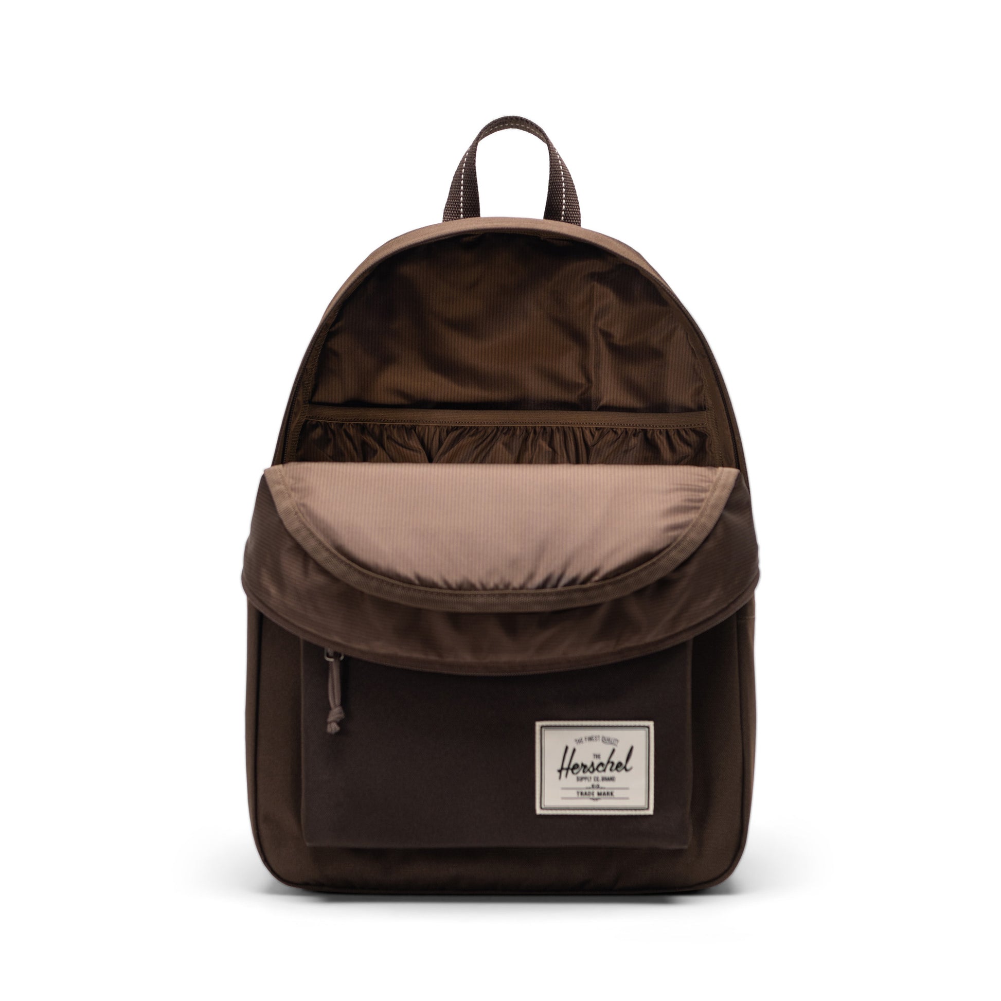 Derin Kahve Herschel Classic Su İtici Kumaş Sırt Çantası, 14" Laptop Uyumlu, 26 L