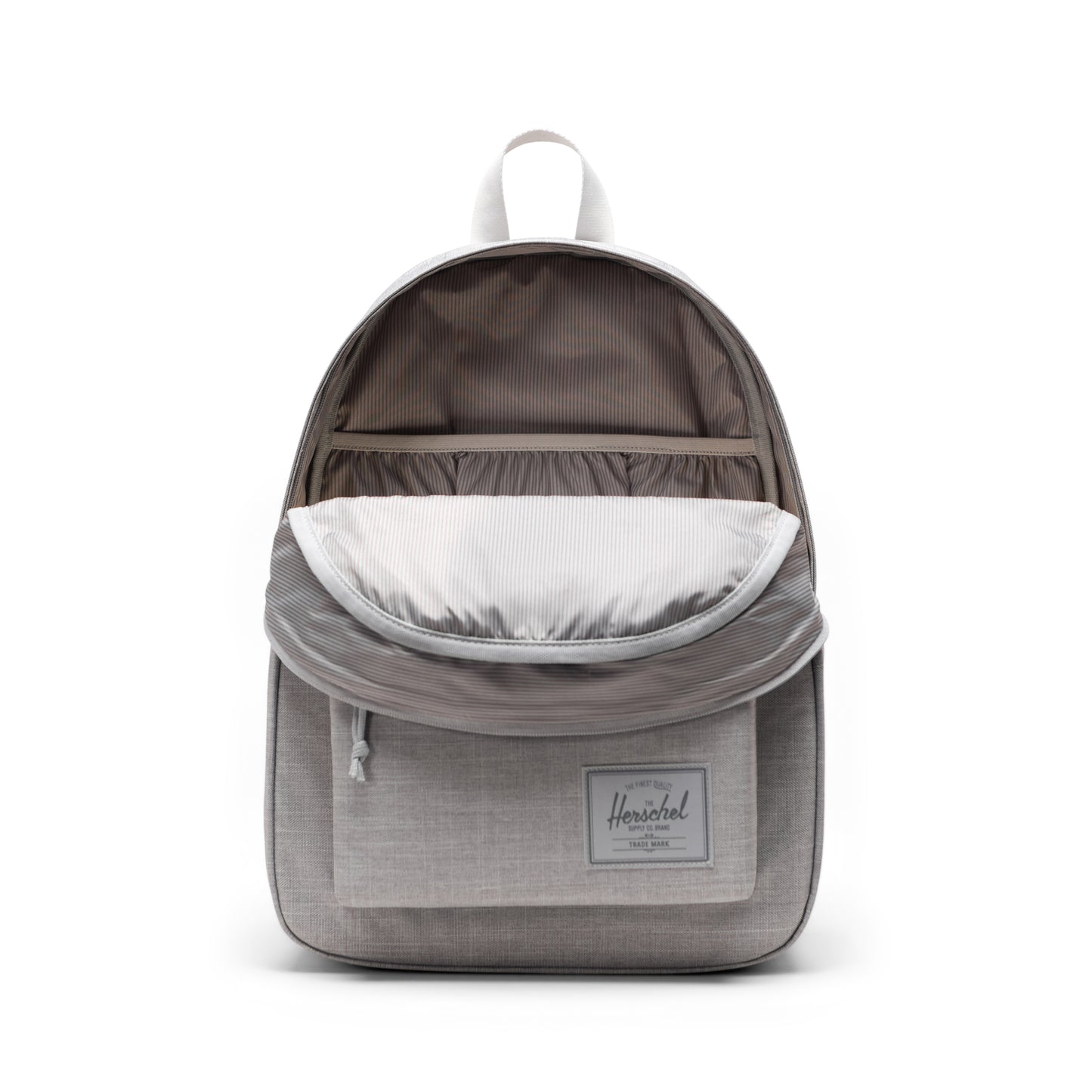 Kırçıllı Keten Gri Herschel Classic Su İtici Kumaş Sırt Çantası, 14" Laptop Uyumlu, 26 L