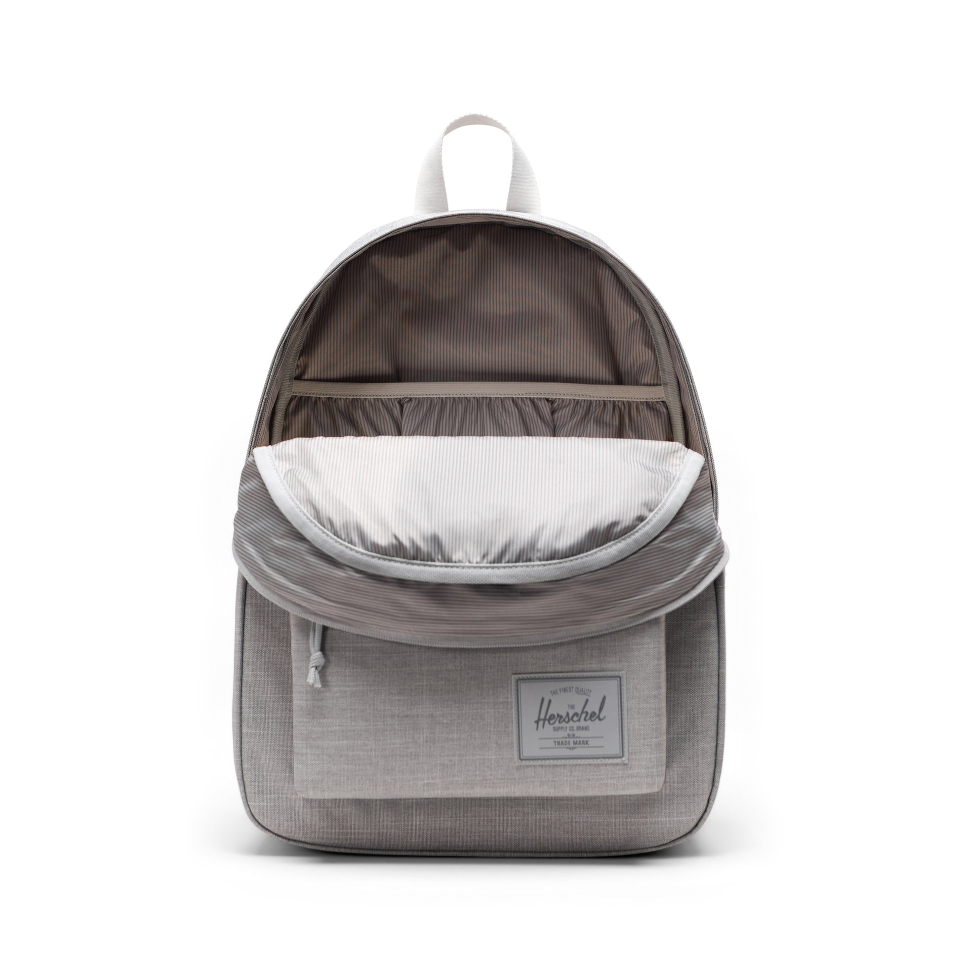 Kırçıllı Keten Gri Herschel Classic Su İtici Kumaş Sırt Çantası, 14" Laptop Uyumlu, 26 L