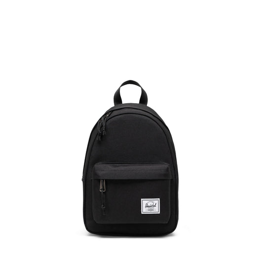 Siyah Herschel Classic Mini Su İtici Kumaş Sırt Çantası, 14" Laptop Uyumlu, 6 L