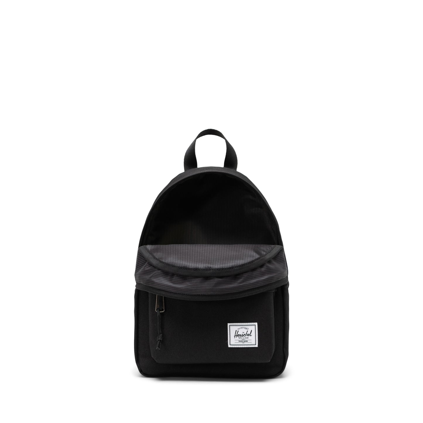 Siyah Herschel Classic Mini Su İtici Kumaş Sırt Çantası, 14" Laptop Uyumlu, 6 L