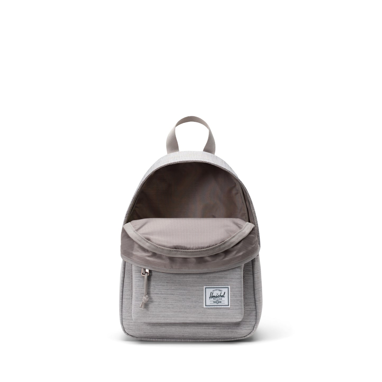 Kırçıllı Açık Gri Herschel Classic Mini Su İtici Kumaş Sırt Çantası, 14" Laptop Uyumlu, 6 L