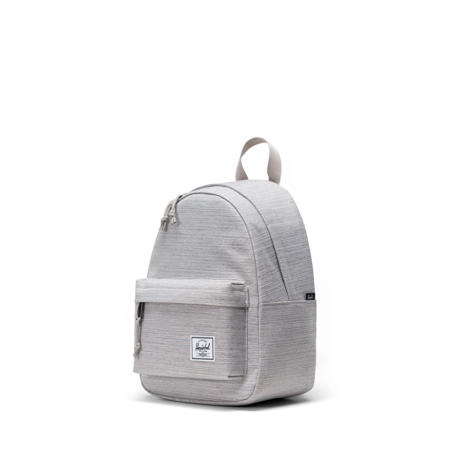 Kırçıllı Açık Gri Herschel Classic Mini Su İtici Kumaş Sırt Çantası, 14" Laptop Uyumlu, 6 L