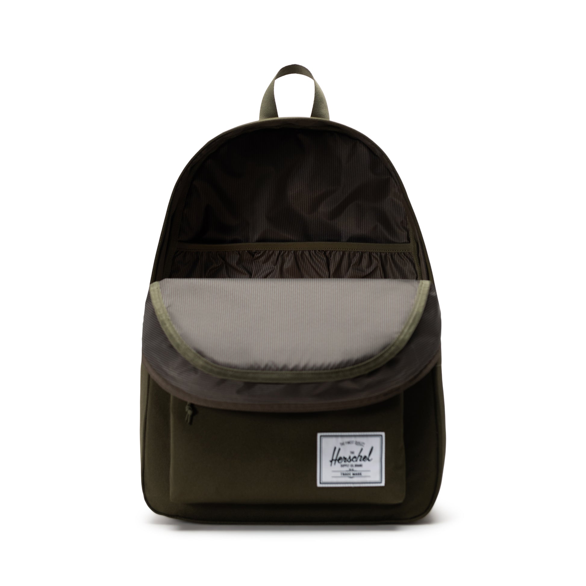 Haki Herschel Classic XL Su İtici Kumaş Büyük Boy Sırt Çantası, 30 L