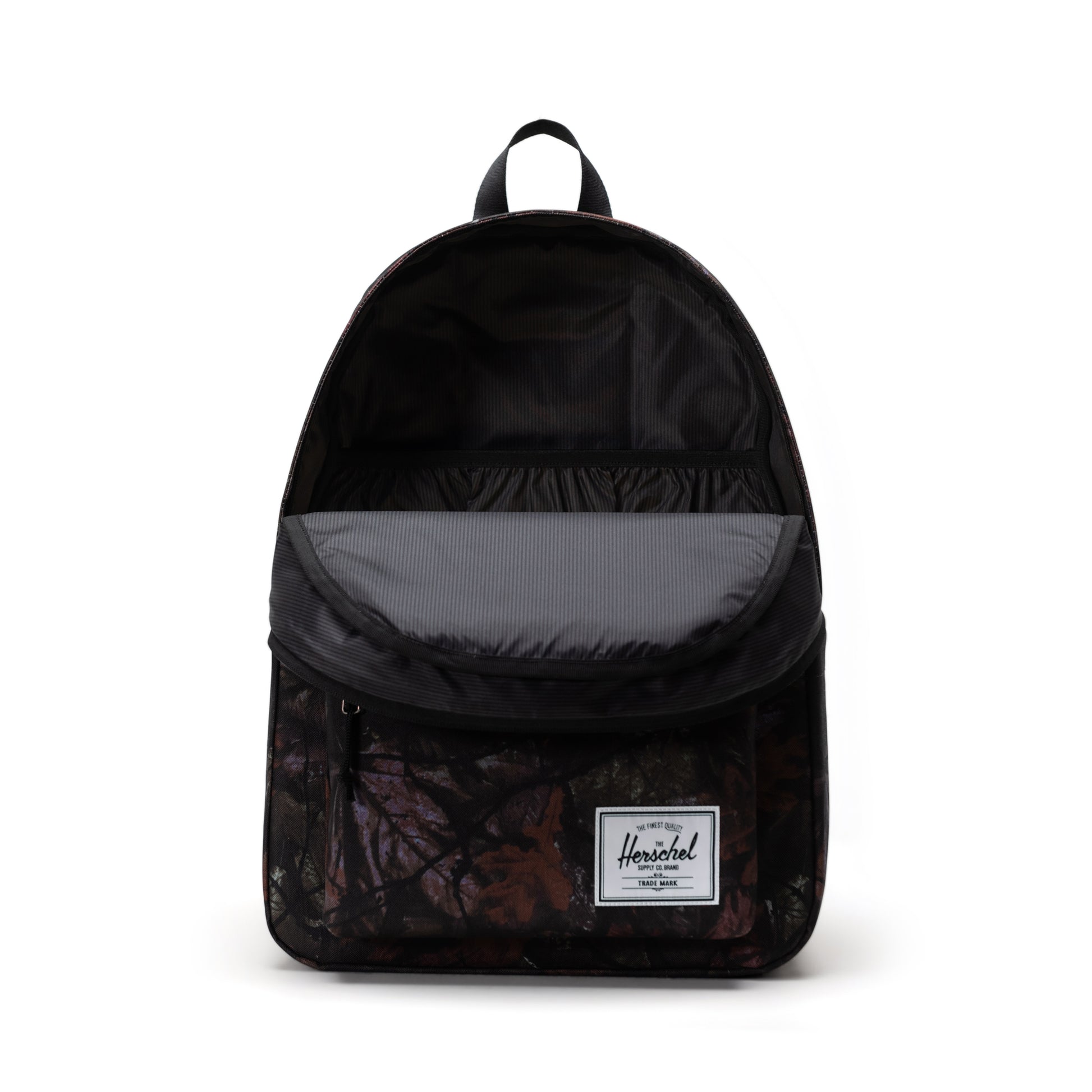 Yaprak Desen Gri Kamuflaj Herschel Classic XL Su İtici Kumaş Büyük Boy Sırt Çantası, 30 L