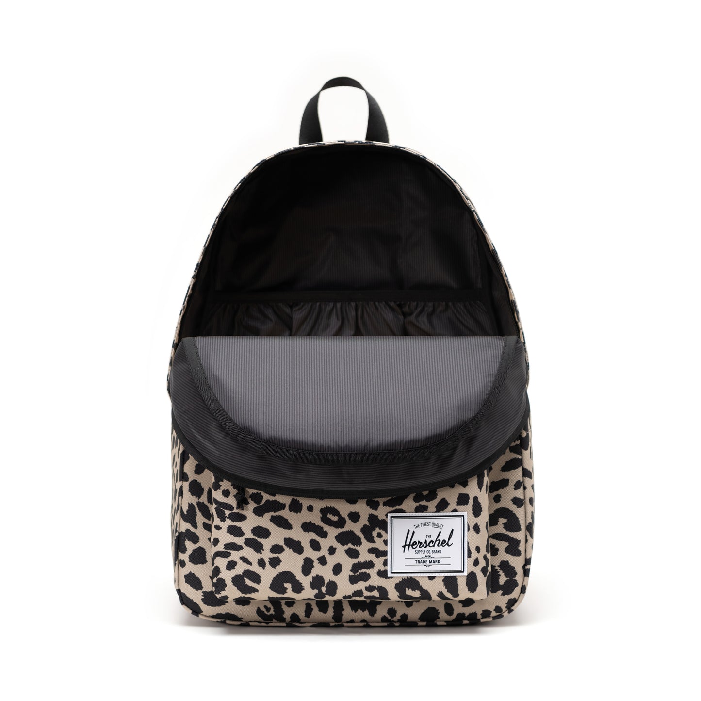 Leopar Siyah - Beyaz Herschel Classic XL Su İtici Kumaş Büyük Boy Sırt Çantası, 30 L