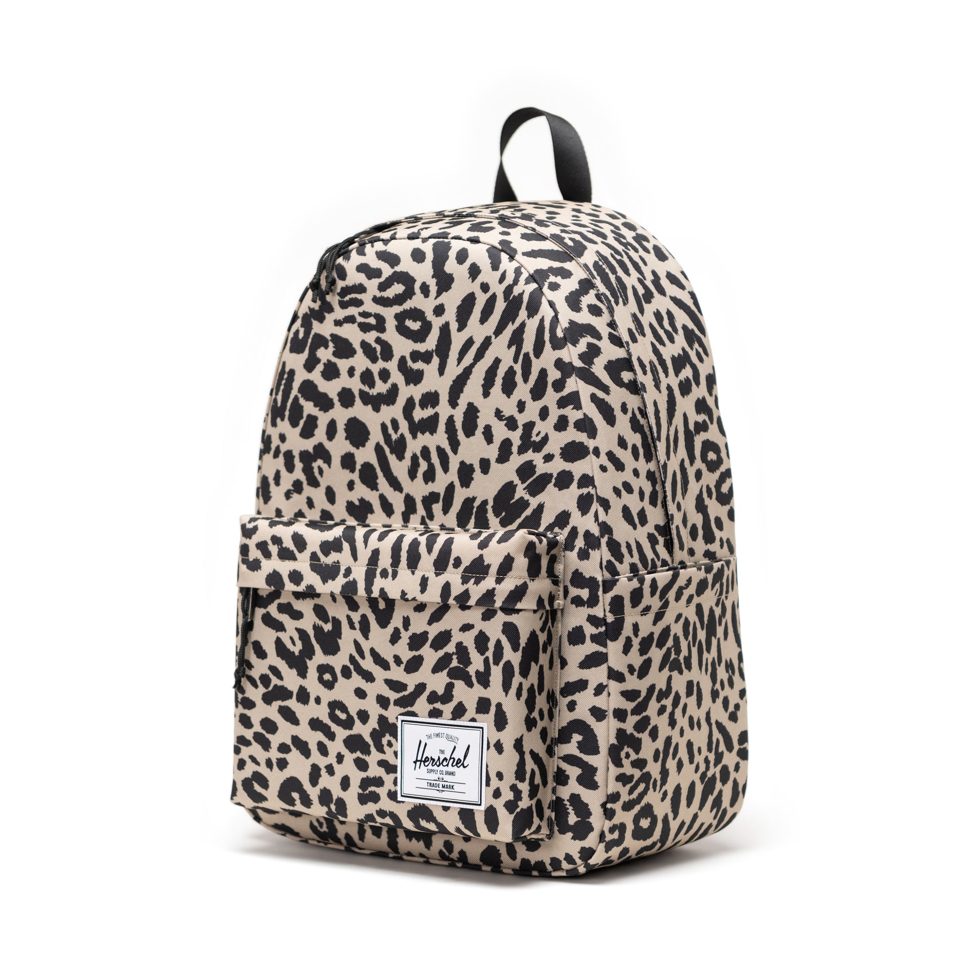 Leopar Siyah - Beyaz Herschel Classic XL Su İtici Kumaş Büyük Boy Sırt Çantası, 30 L