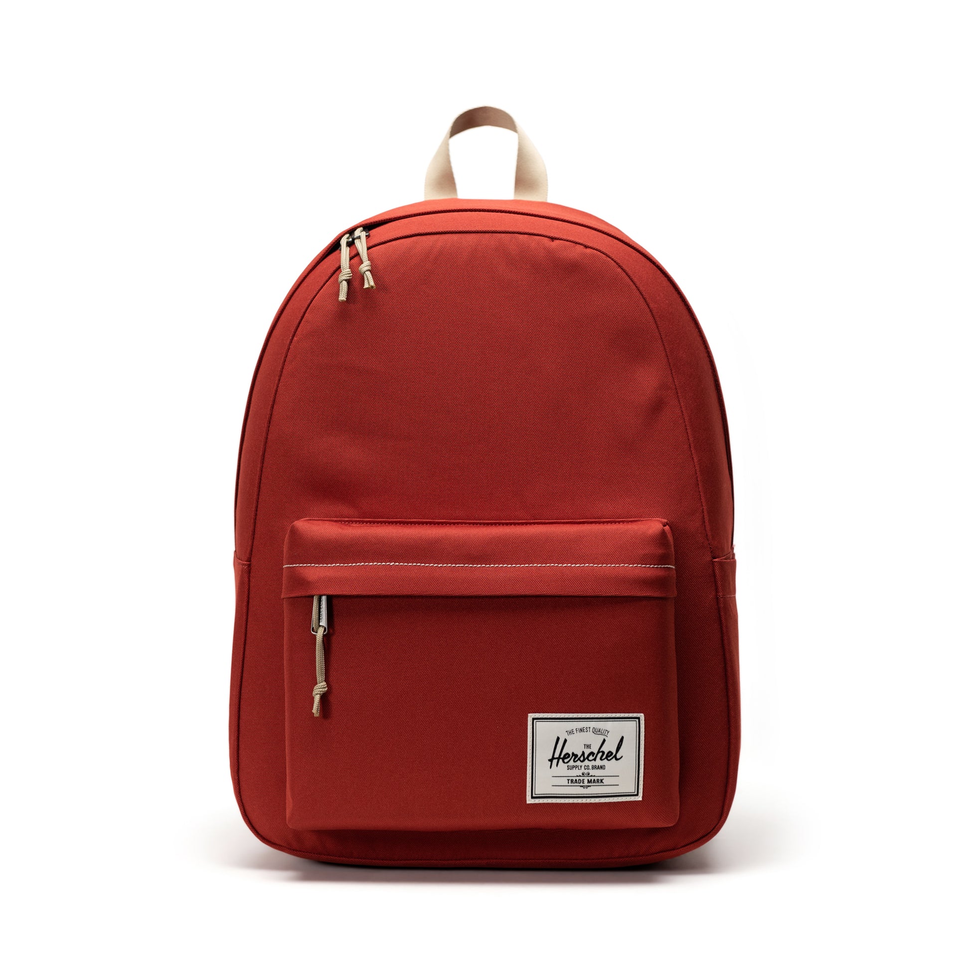 Kiremit - Beyaz Dikişli Herschel Classic XL Su İtici Kumaş Büyük Boy Sırt Çantası, 30 L