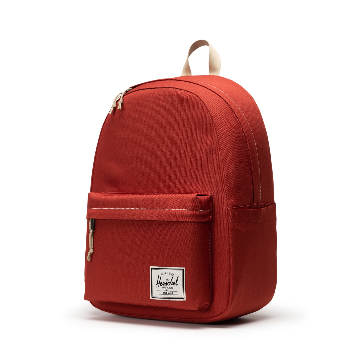 Kiremit - Beyaz Dikişli Herschel Classic XL Su İtici Kumaş Büyük Boy Sırt Çantası, 30 L