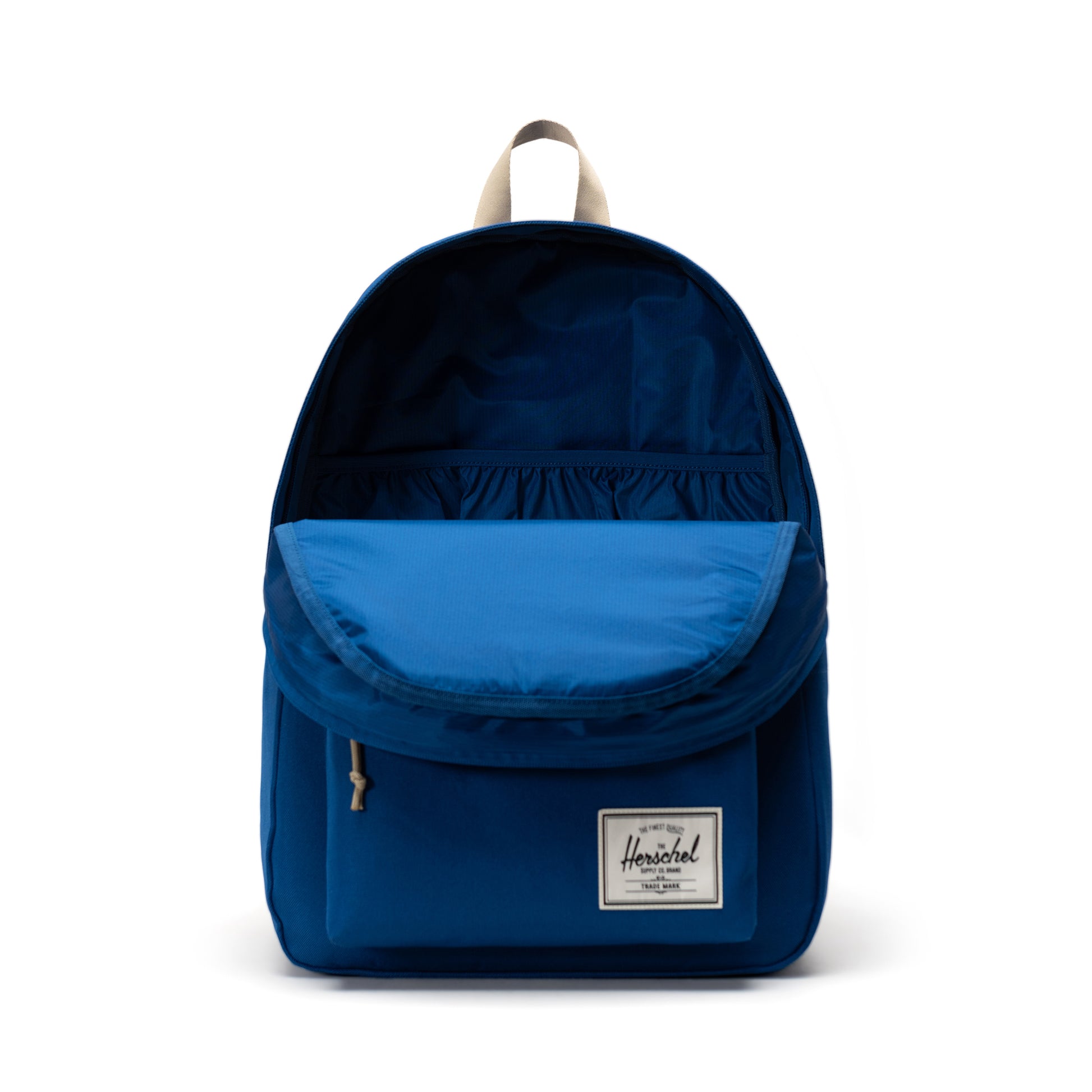 Dikişli Saks Mavisi Herschel Classic XL Su İtici Kumaş Büyük Boy Sırt Çantası, 30 L