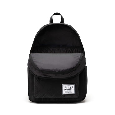 Siyah Gofre Ekose Herschel Classic XL Su İtici Kumaş Büyük Boy Sırt Çantası, 30 L