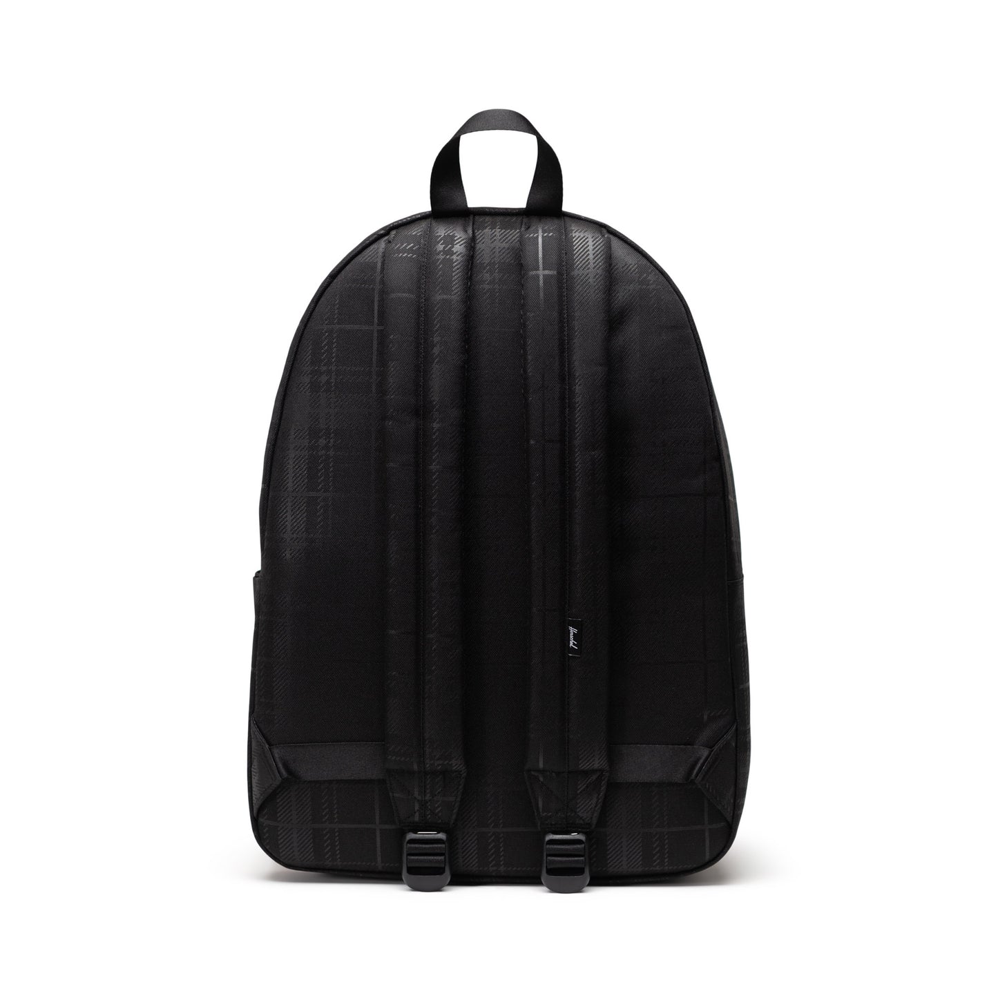 Siyah Gofre Ekose Herschel Classic XL Su İtici Kumaş Büyük Boy Sırt Çantası, 30 L