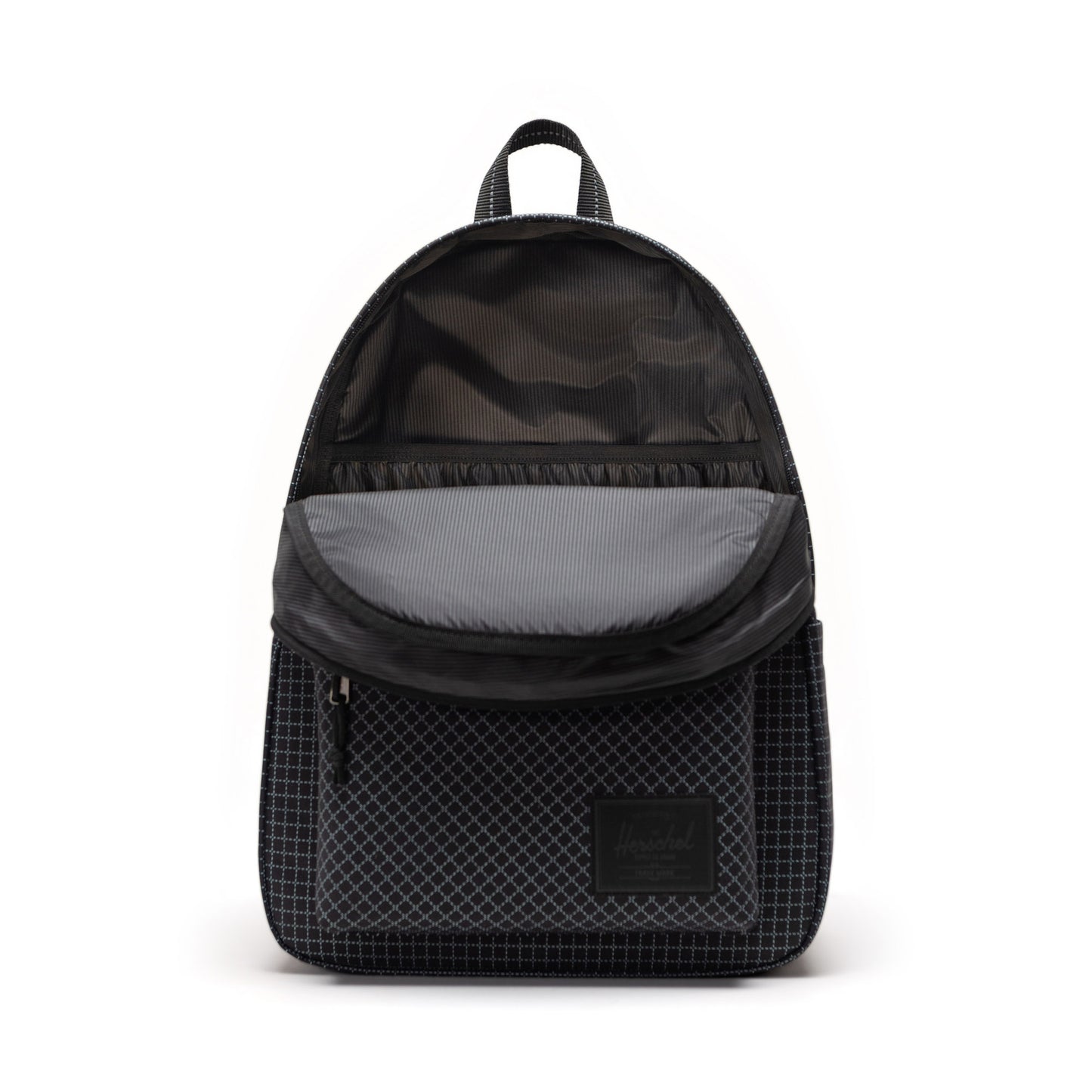 Grid Siyah Herschel Classic XL Su İtici Kumaş Büyük Boy Sırt Çantası, 30 L