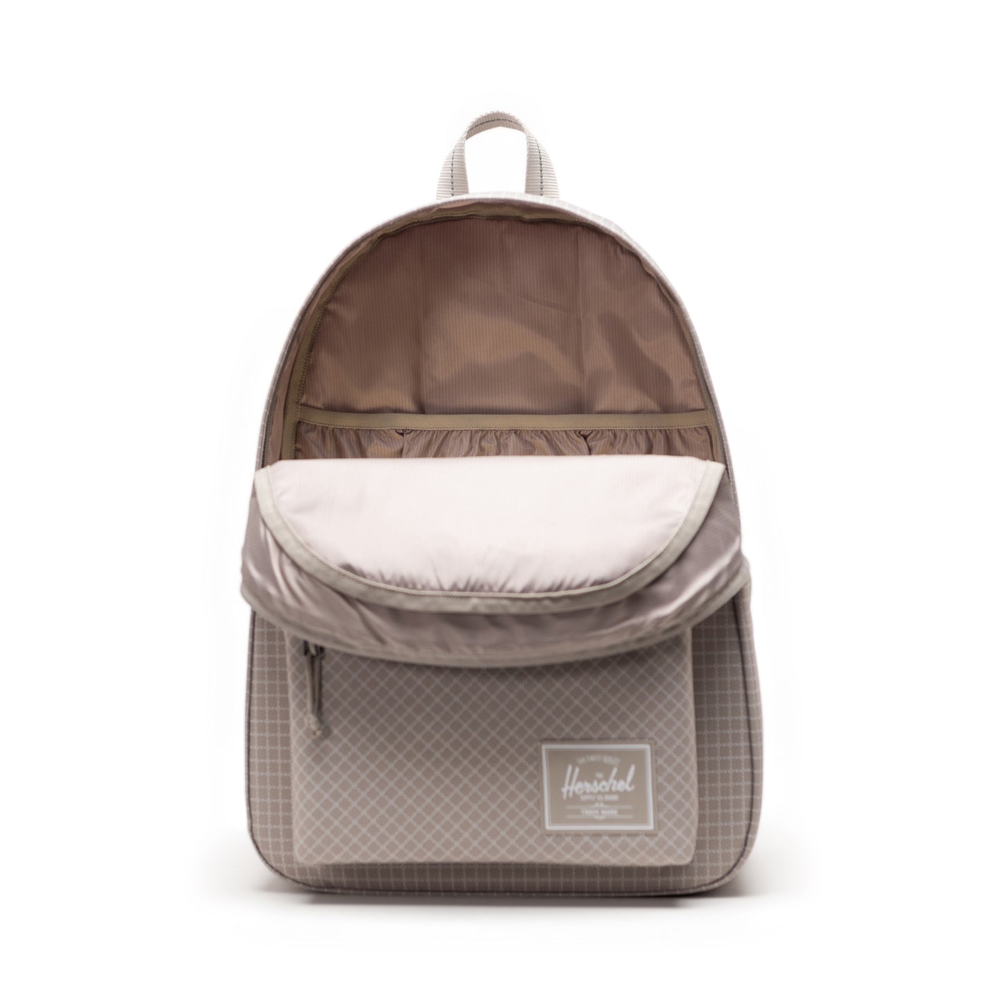 Grid Gri Herschel Classic XL Su İtici Kumaş Büyük Boy Sırt Çantası, 30 L
