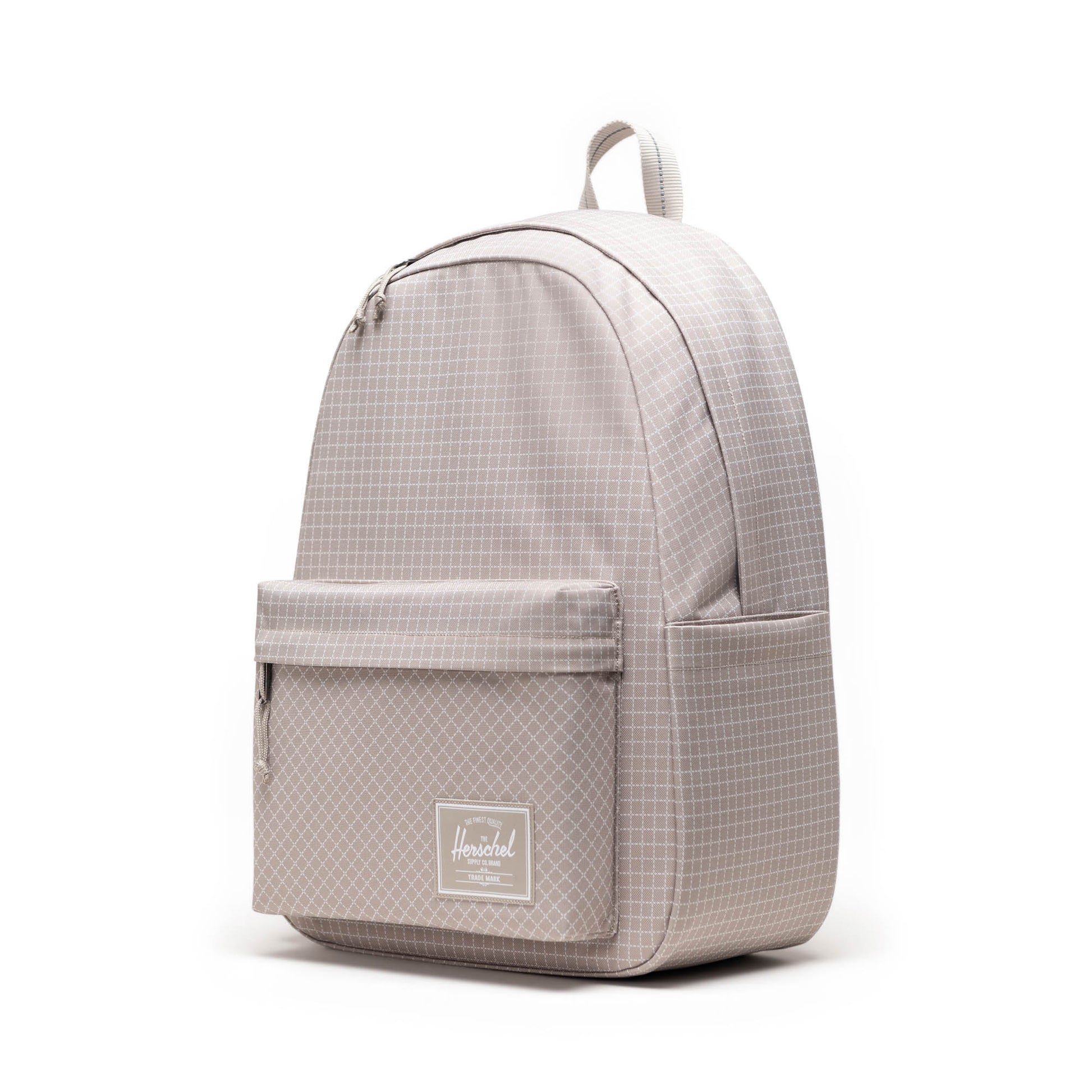 Grid Gri Herschel Classic XL Su İtici Kumaş Büyük Boy Sırt Çantası, 30 L