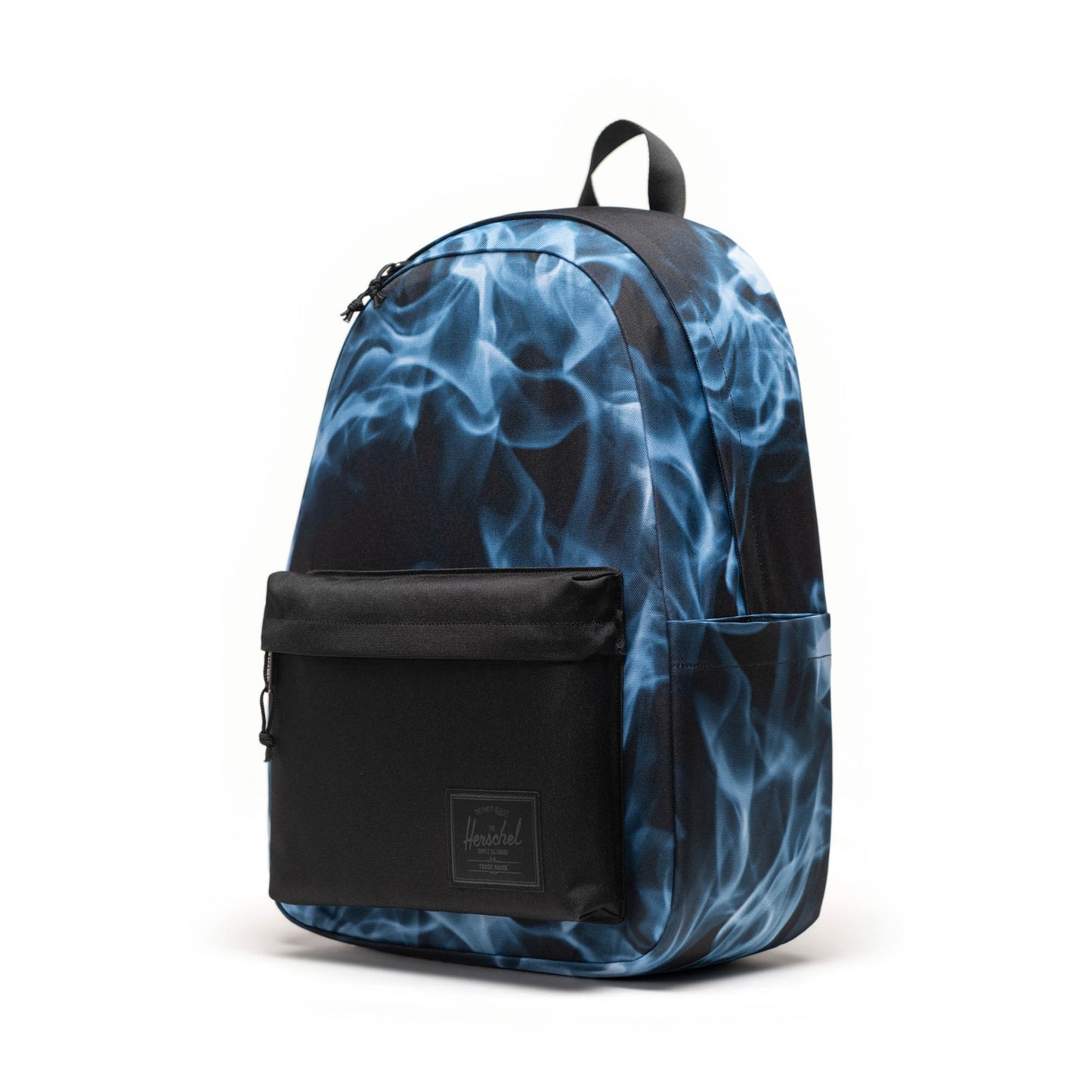 Siyahlı Mavi Alev Herschel Classic XL Su İtici Kumaş Büyük Boy Sırt Çantası, 30 L