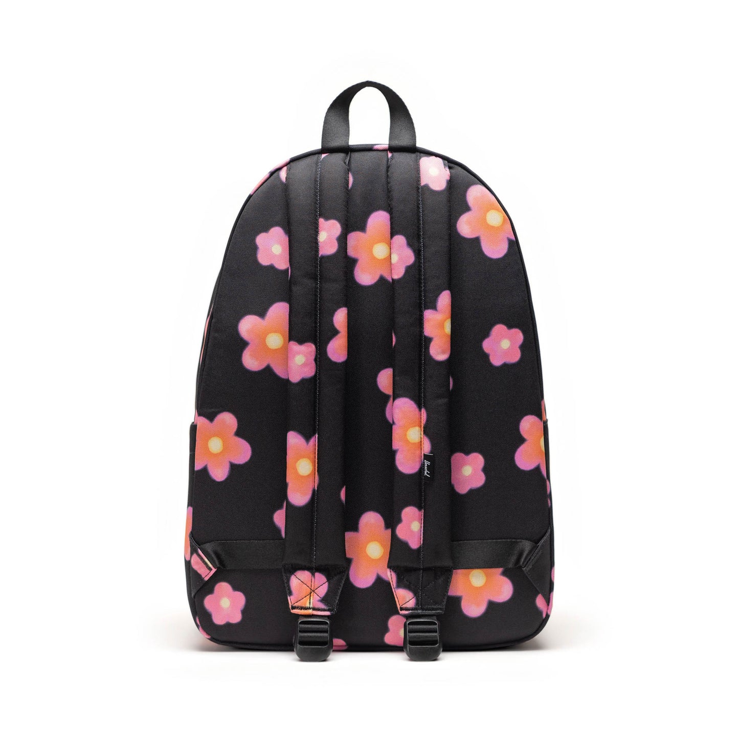 Pembe Çiçekli - Siyah Herschel Classic XL Su İtici Kumaş Büyük Boy Sırt Çantası, 30 L