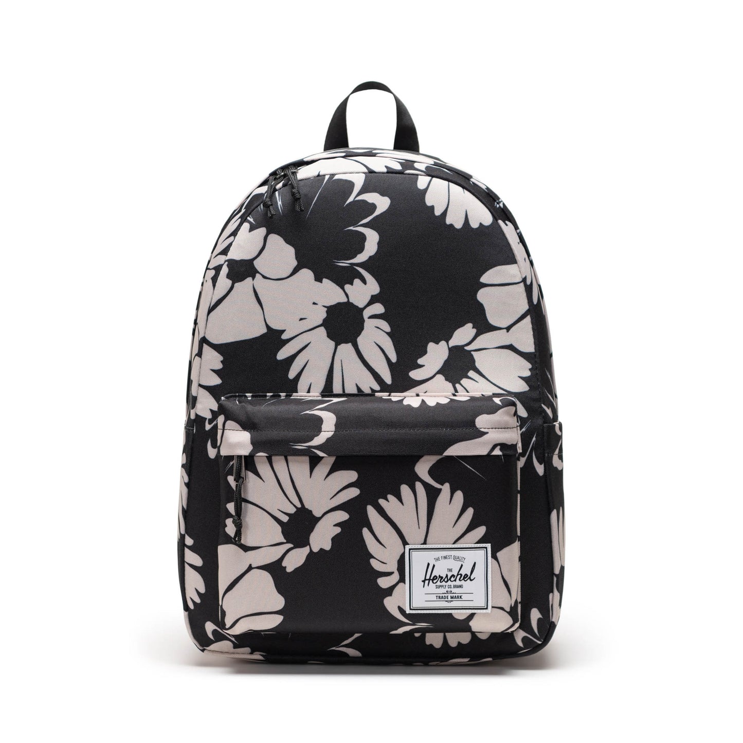 Papatya Siyah - Beyaz Herschel Classic XL Su İtici Kumaş Büyük Boy Sırt Çantası, 30 L