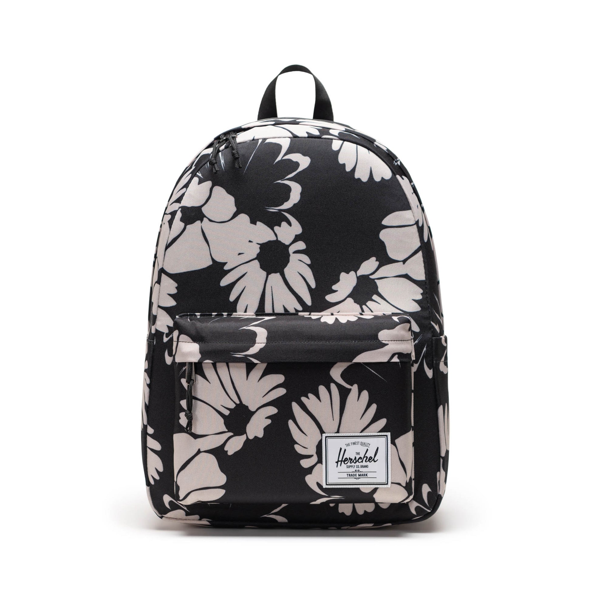 Papatya Siyah - Beyaz Herschel Classic XL Su İtici Kumaş Büyük Boy Sırt Çantası, 30 L