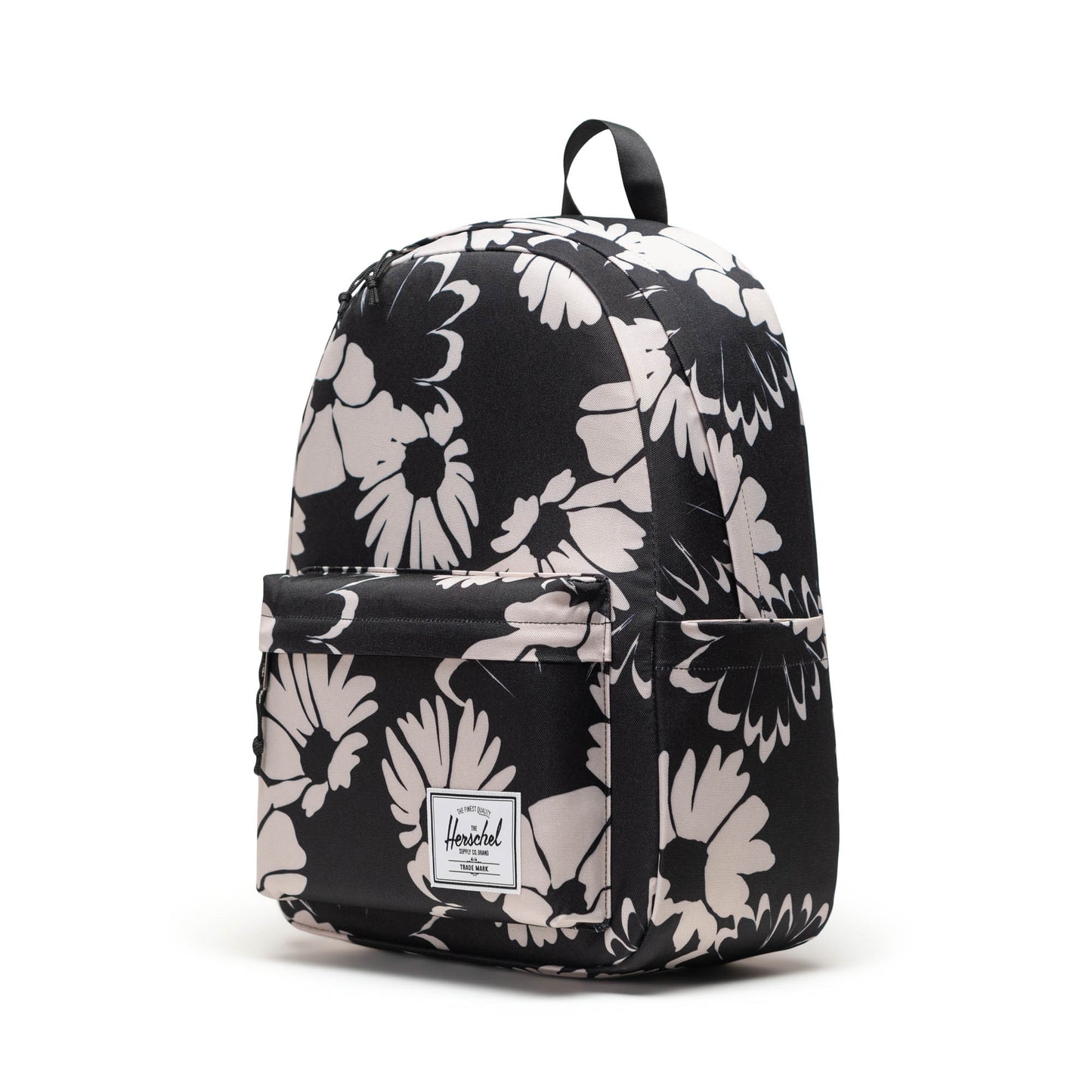 Papatya Siyah - Beyaz Herschel Classic XL Su İtici Kumaş Büyük Boy Sırt Çantası, 30 L
