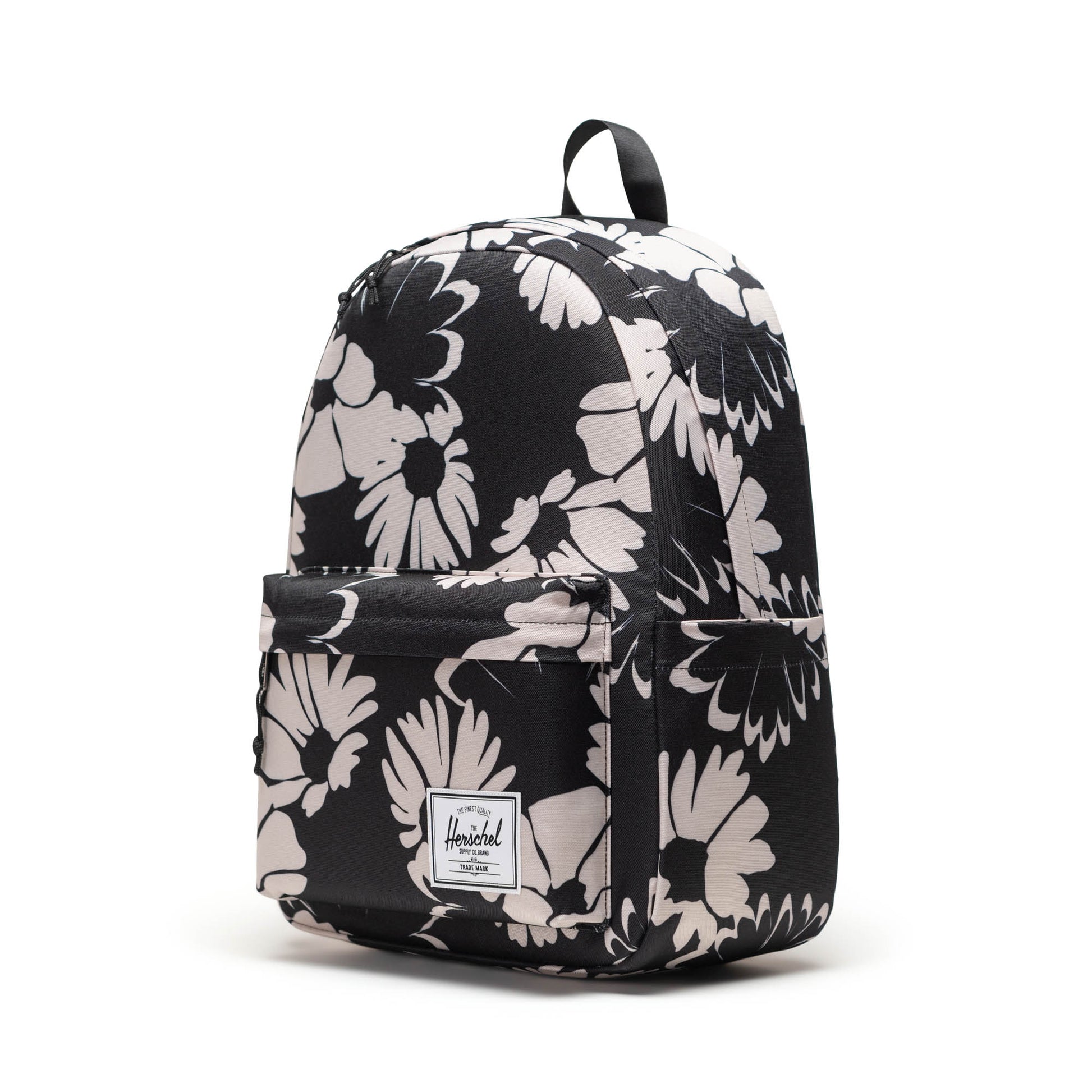 Papatya Siyah - Beyaz Herschel Classic XL Su İtici Kumaş Büyük Boy Sırt Çantası, 30 L