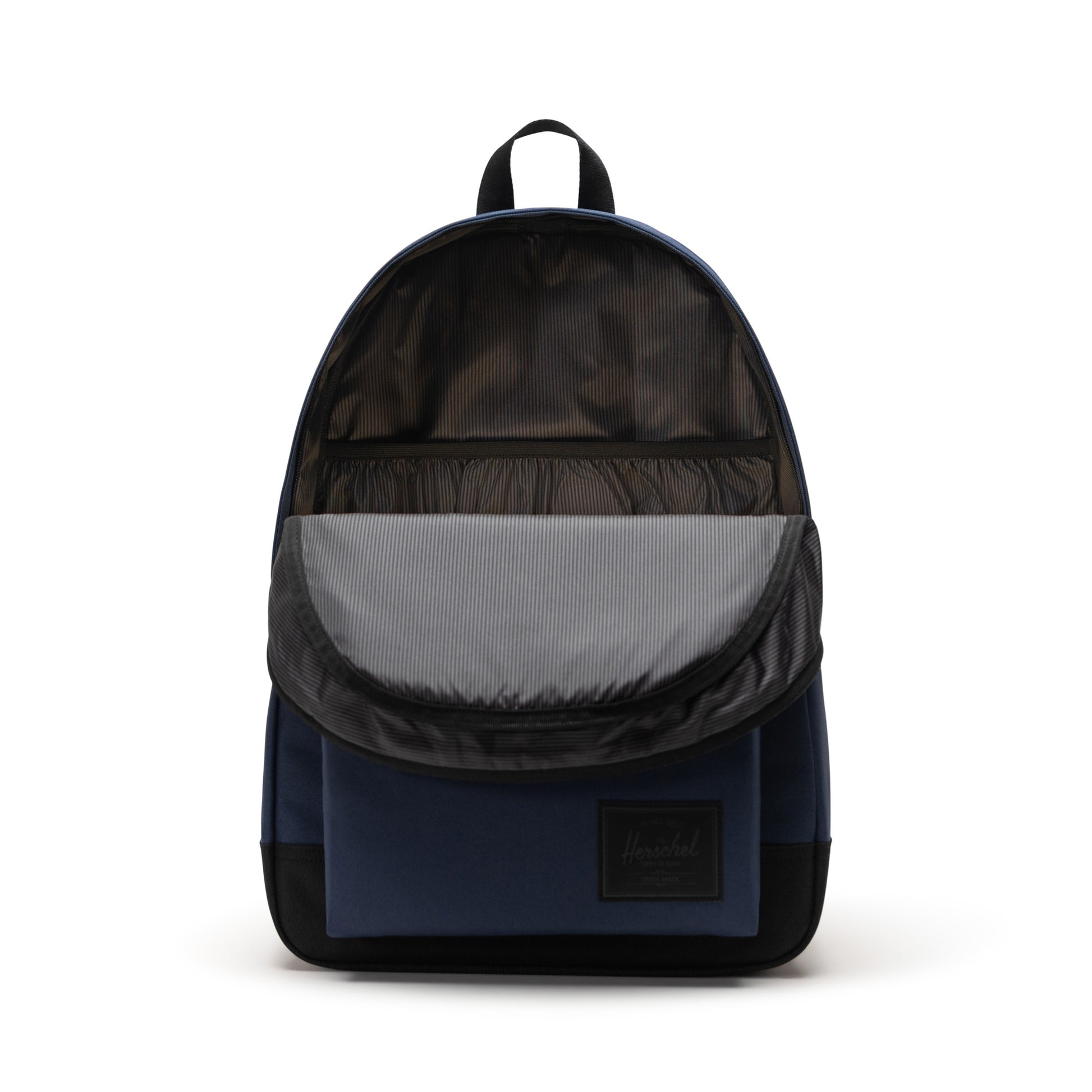 Kolej Lacivert Herschel Classic XL Su İtici Kumaş Büyük Boy Sırt Çantası, 30 L