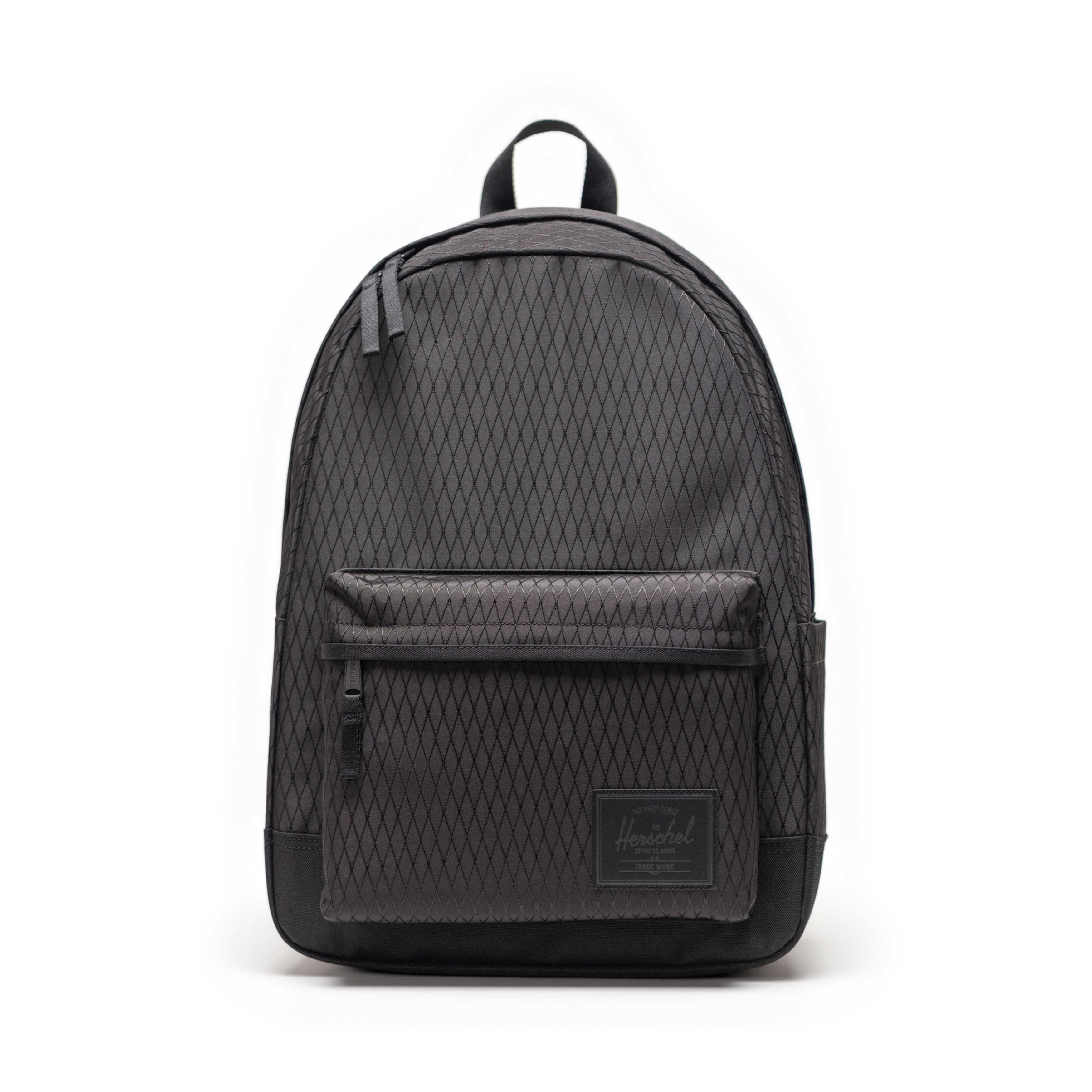 Elmas Dokulu Siyah Herschel Classic XL Su İtici Kumaş Büyük Boy Sırt Çantası, 30 L