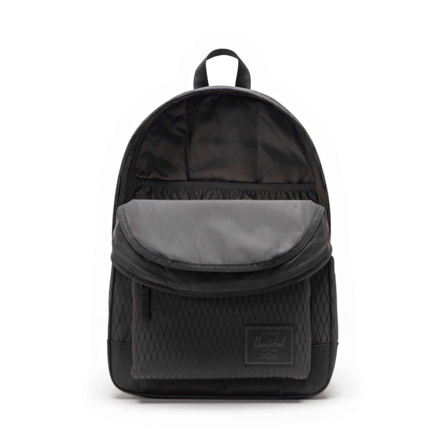 Elmas Dokulu Siyah Herschel Classic XL Su İtici Kumaş Büyük Boy Sırt Çantası, 30 L