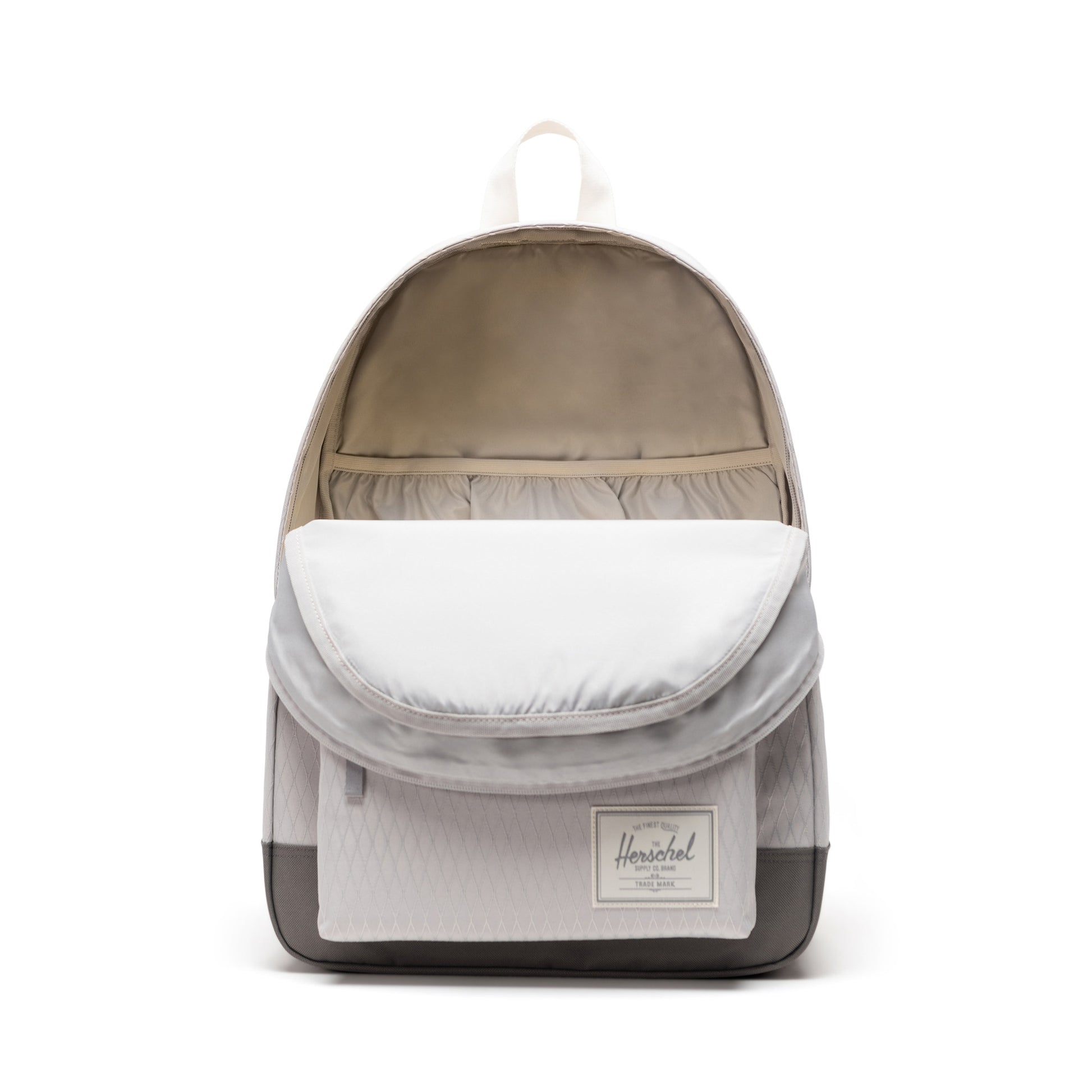 Elmas Dokulu Gri Herschel Classic XL Su İtici Kumaş Büyük Boy Sırt Çantası, 30 L