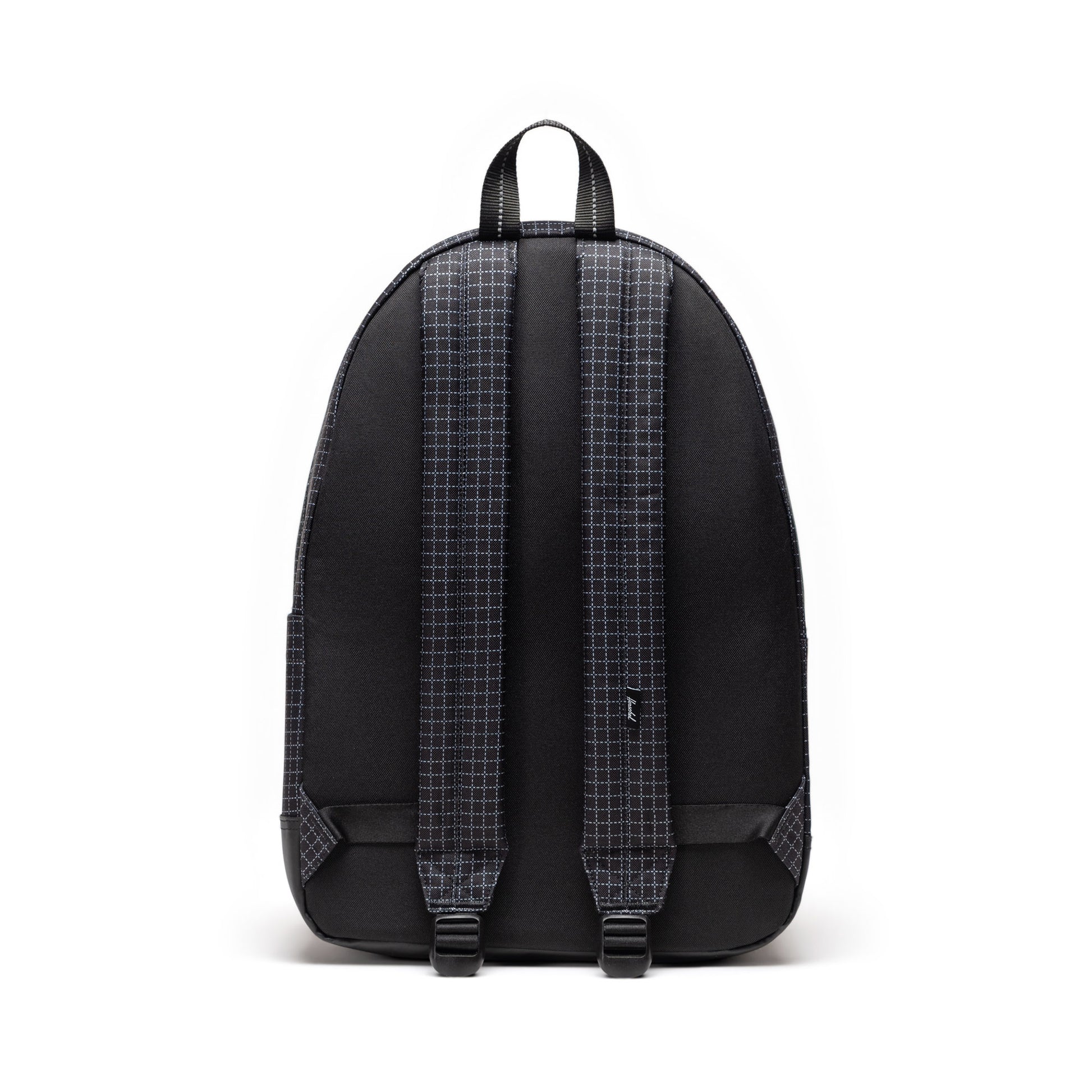 Grid Siyah - Siyah Herschel Classic XL Su İtici Kumaş Büyük Boy Sırt Çantası, 30 L