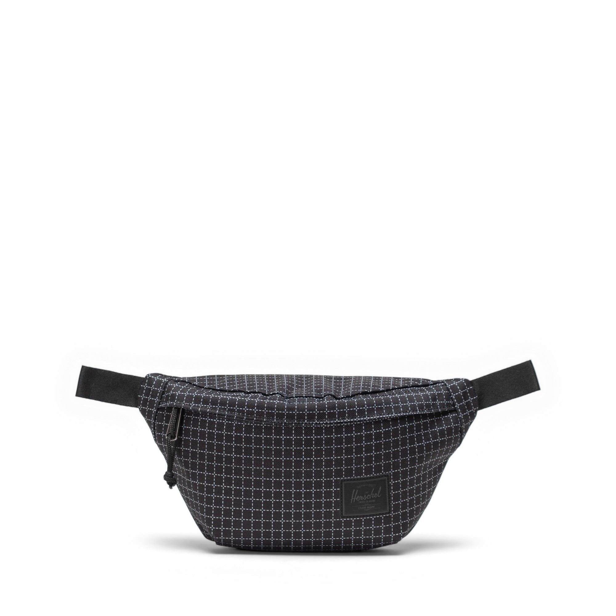 Grid Siyah Herschel Classic Su İtici Kumaş Bel Çantası, 1 L
