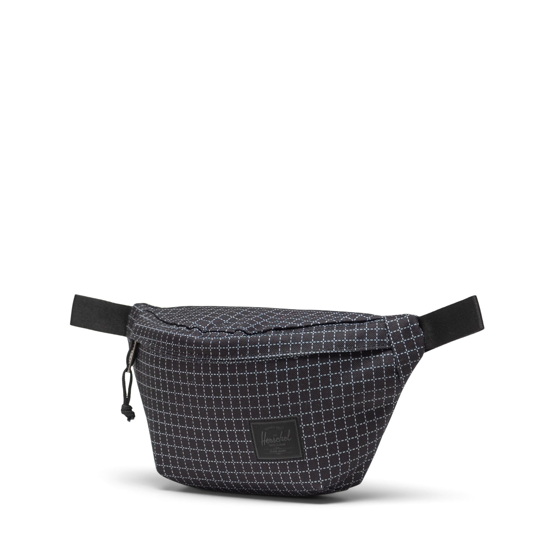 Grid Siyah Herschel Classic Su İtici Kumaş Bel Çantası, 1 L