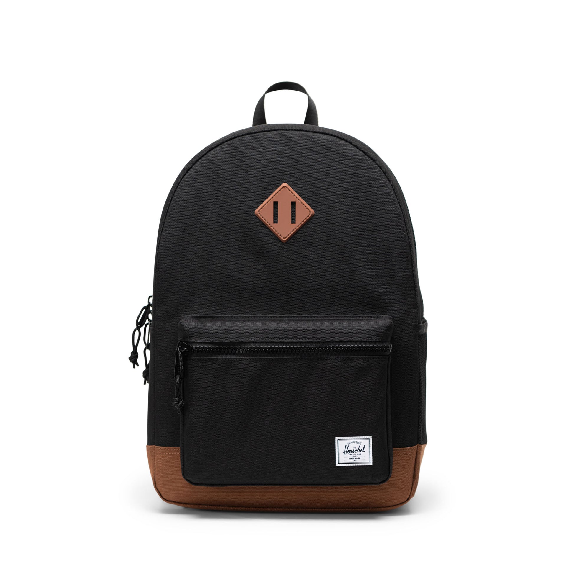 Siyah - Bej Herschel Heritage Genç Su İtici Kumaş Sırt Çantası, 14" Laptop Uyumlu, 26 L