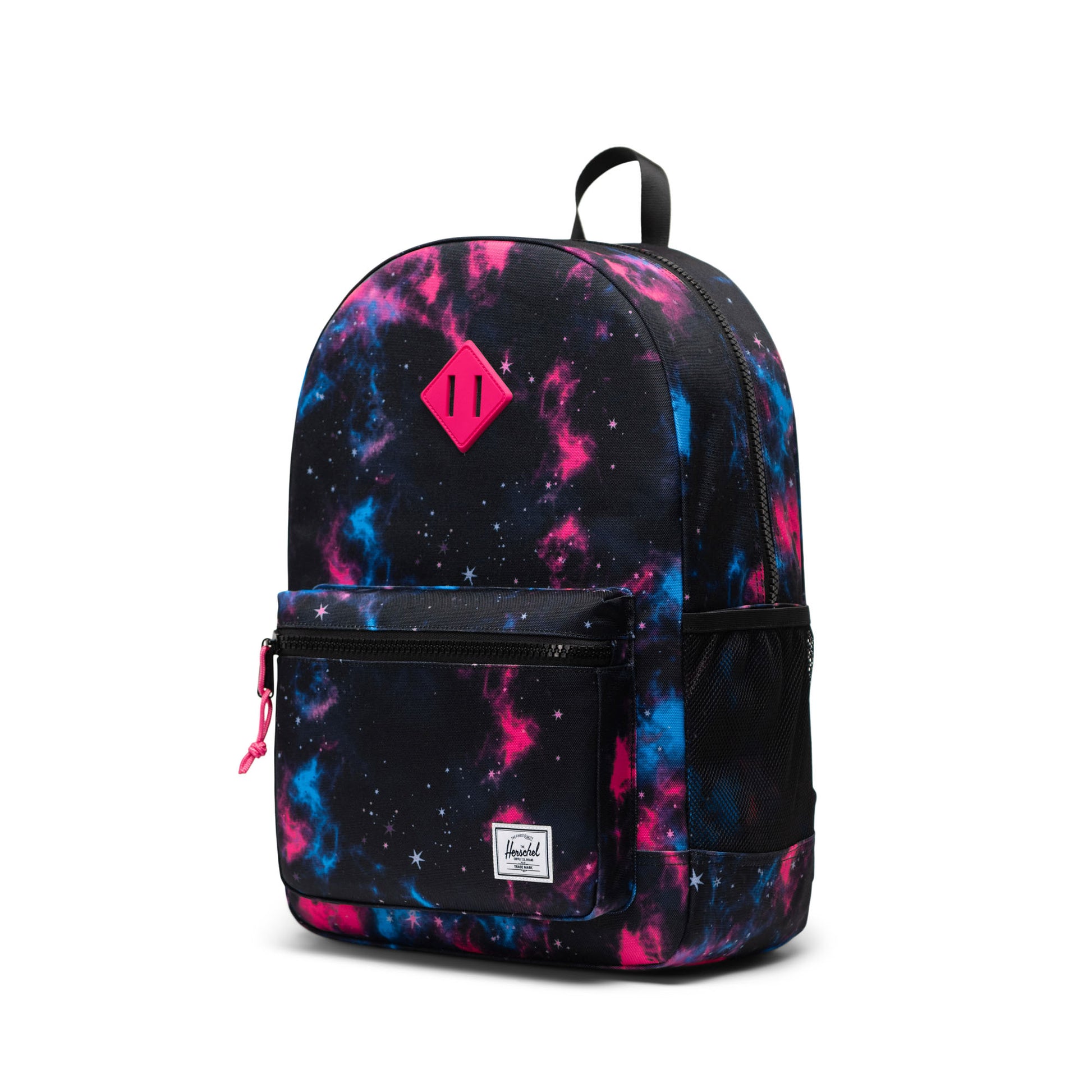 Galaksi Fuşya - Mor Herschel Heritage Genç Su İtici Kumaş Sırt Çantası, 14" Laptop Uyumlu, 26 L