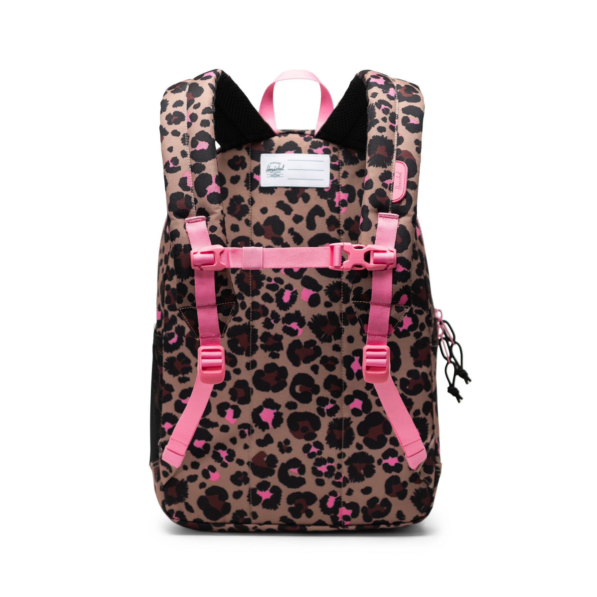 Pembe Leopar Herschel Heritage Genç Su İtici Kumaş Sırt Çantası, 14" Laptop Uyumlu, 26 L