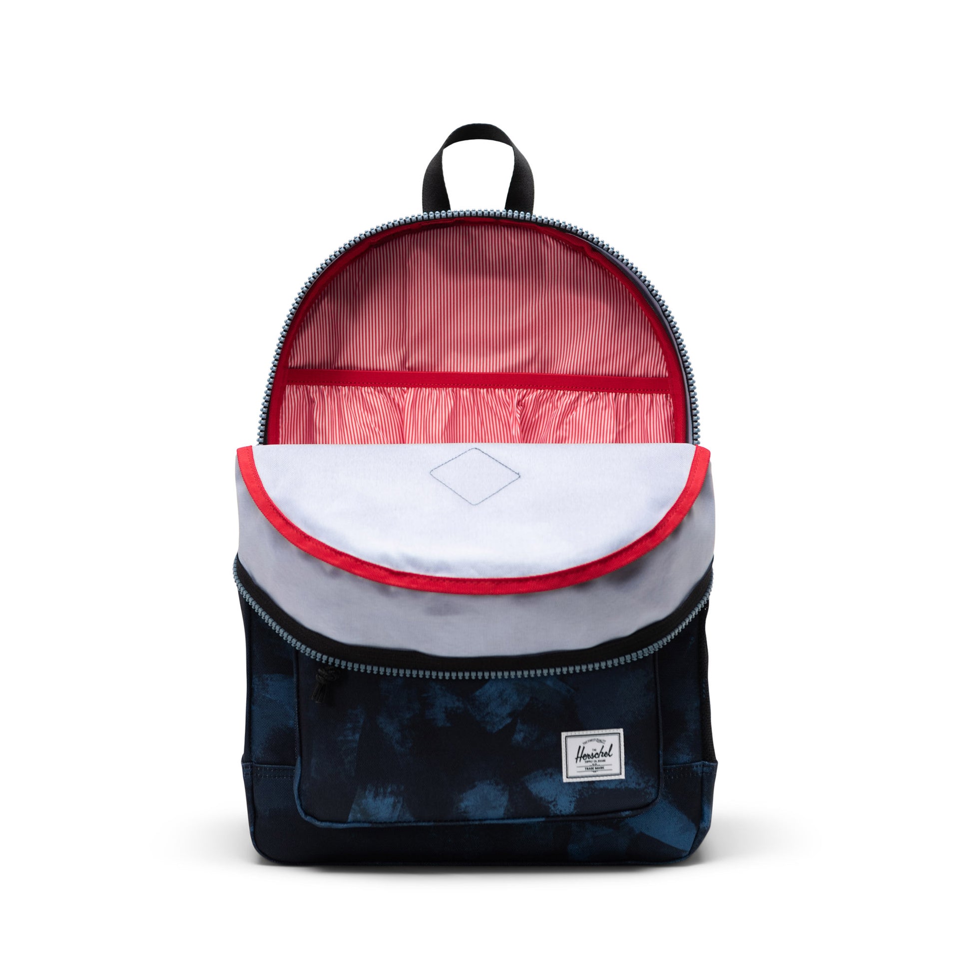 Gece Mavisi Kamuflaj Herschel Heritage™ Genç | Su İtici Kumaş Sırt Çantası, 14" Laptop Uyumlu, 26 L