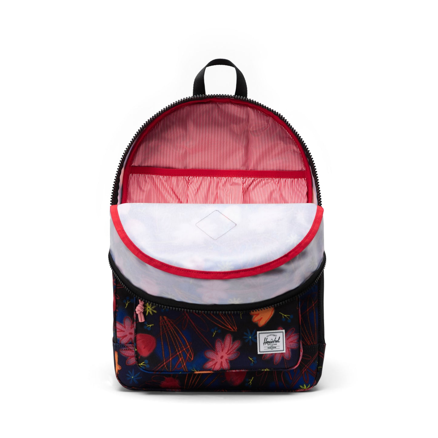 Çok Renkli Çiçekli Herschel Heritage Genç Su İtici Kumaş Sırt Çantası, 14" Laptop Uyumlu, 26 L
