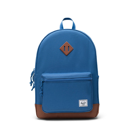 Kobalt Mavisi - Taba Herschel Heritage Genç Su İtici Kumaş Sırt Çantası, 14" Laptop Uyumlu, 26 L