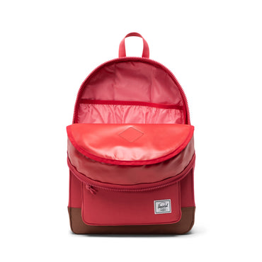 Canlı Kırmızı - Taba Herschel Heritage Genç Su İtici Kumaş Sırt Çantası, 14" Laptop Uyumlu, 26 L