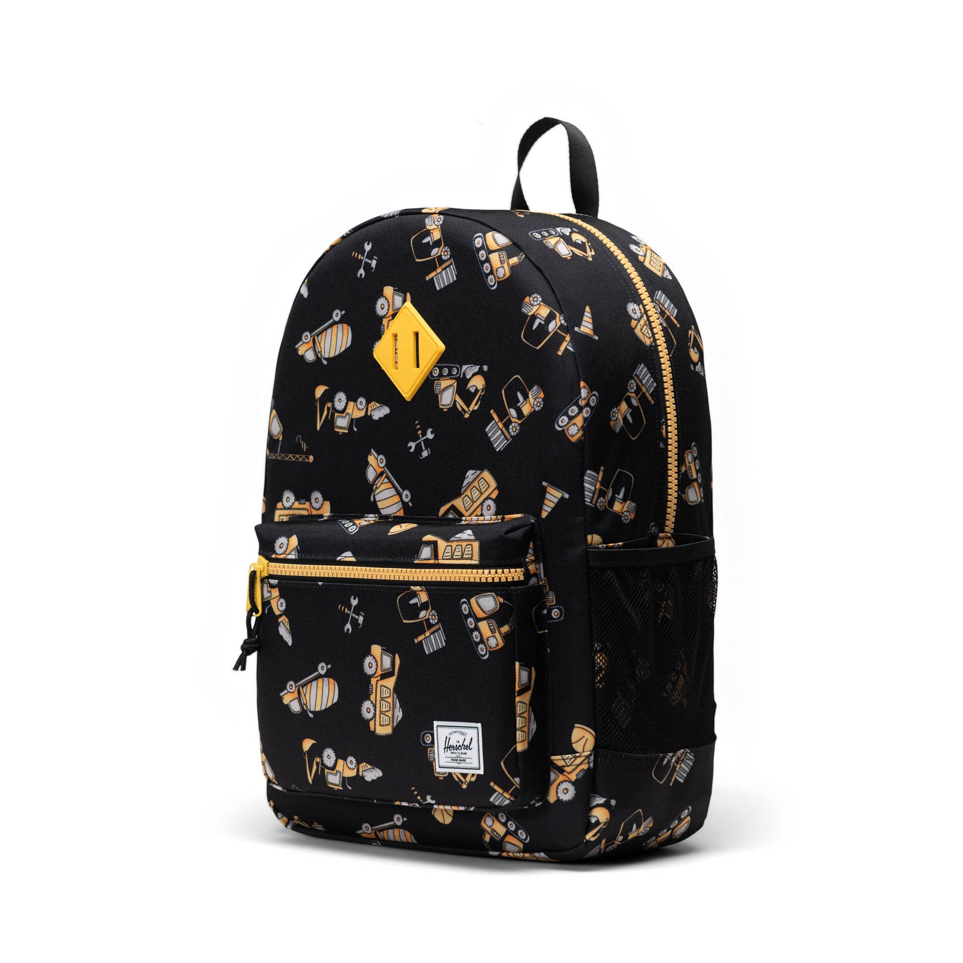 Siyah Construction Site Herschel Heritage™ Genç | Su İtici Kumaş Sırt Çantası, 14" Laptop Uyumlu, 26 L
