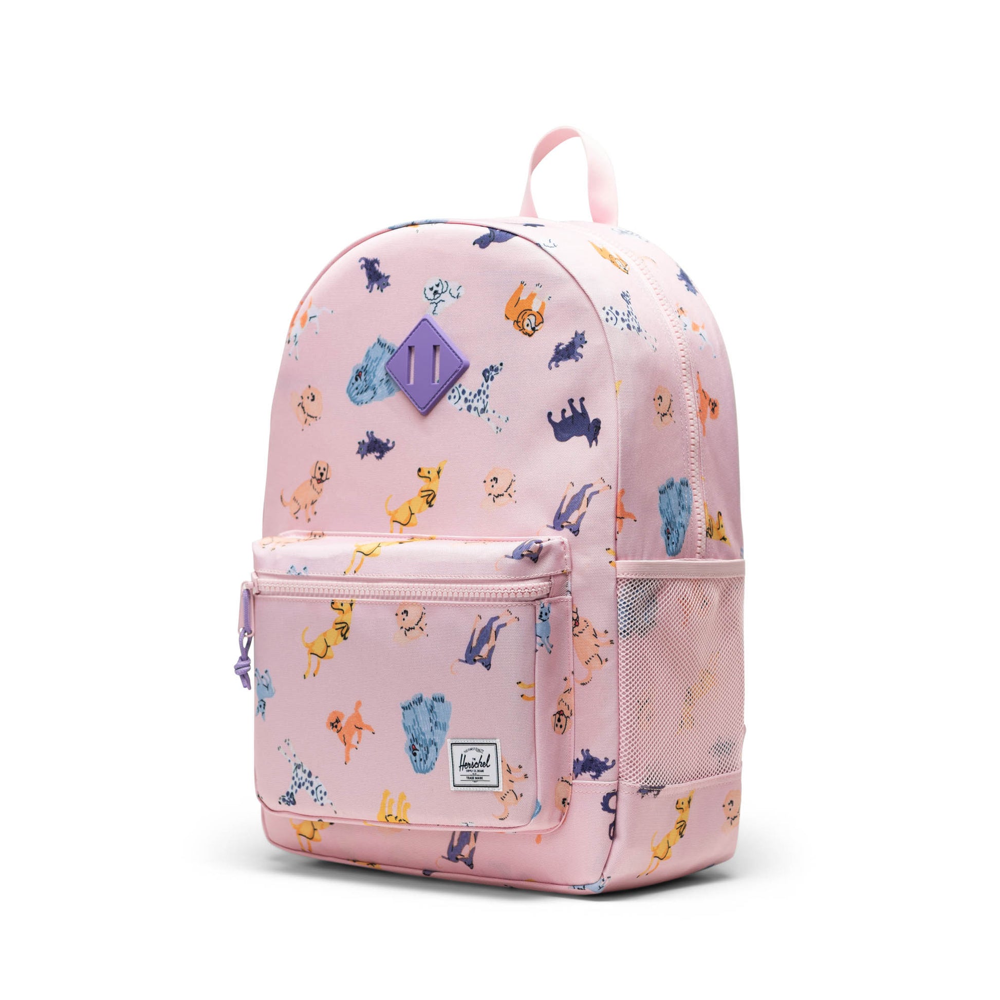 Pembe Dog Show Herschel Heritage Genç Su İtici Kumaş Sırt Çantası, 14" Laptop Uyumlu, 26 L