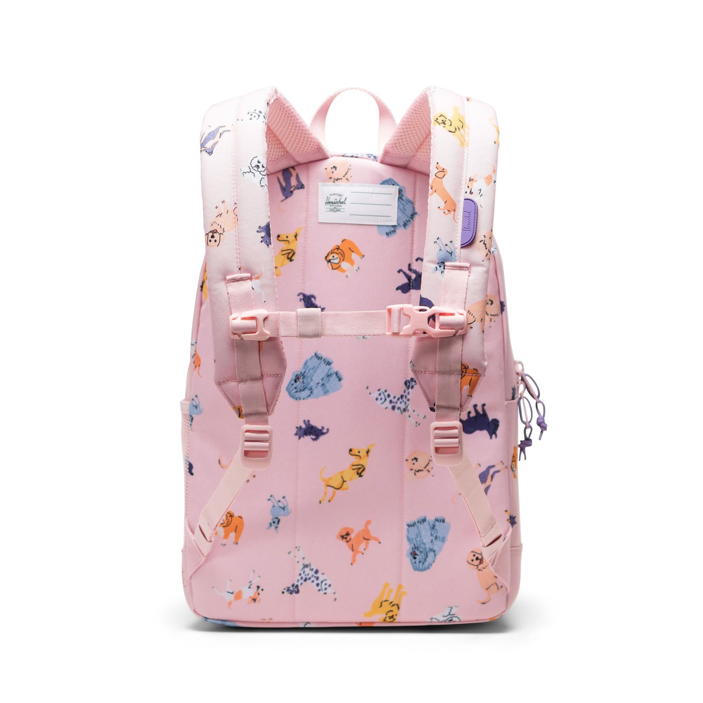 Pembe Dog Show Herschel Heritage Genç Su İtici Kumaş Sırt Çantası, 14" Laptop Uyumlu, 26 L