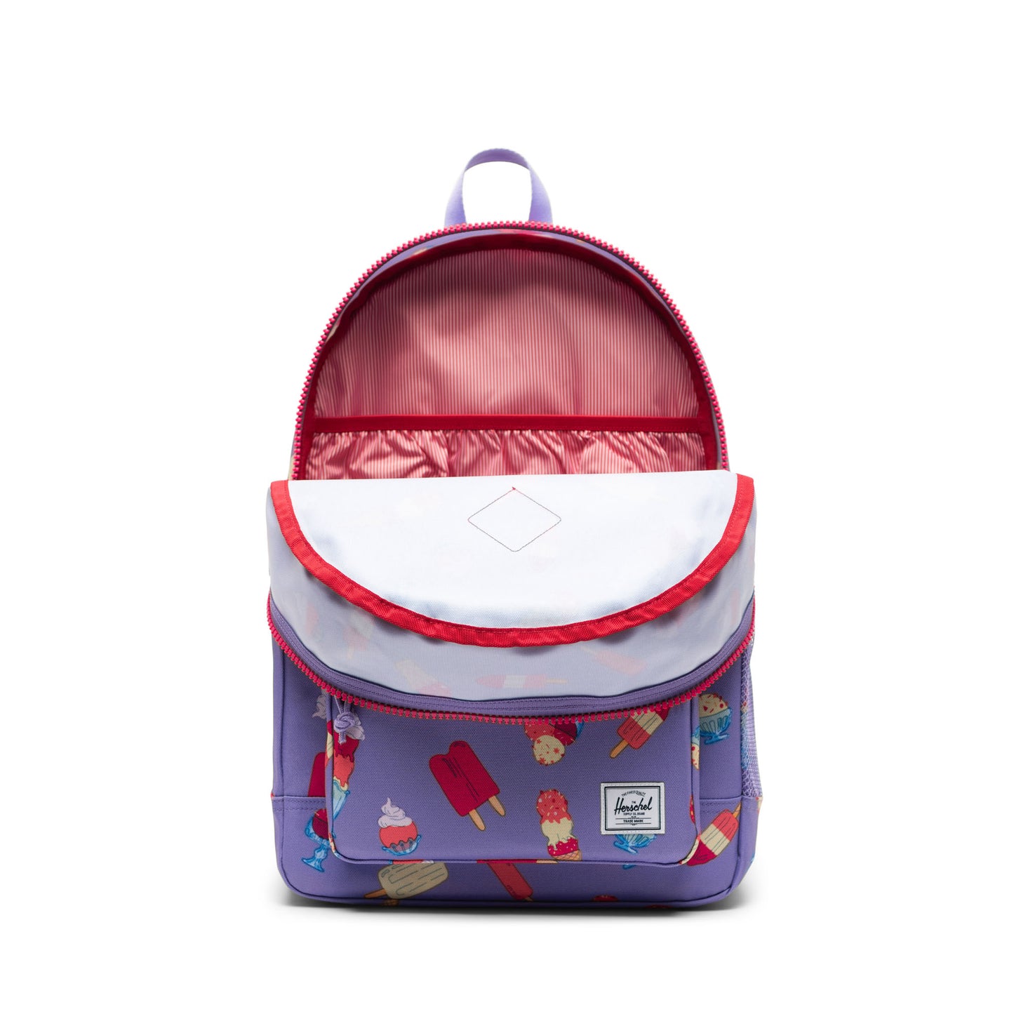 Lila Keepin' Cool Herschel Heritage Genç Su İtici Kumaş Sırt Çantası, 14" Laptop Uyumlu, 26 L