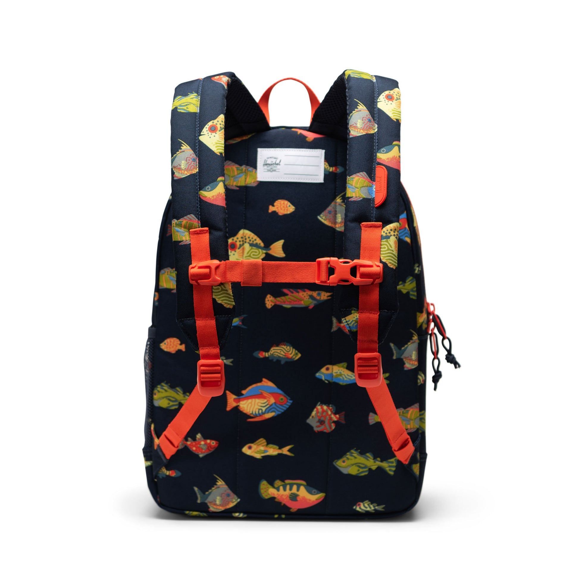 Balık Desen Lacivert Herschel Heritage Genç Su İtici Kumaş Sırt Çantası, 14" Laptop Uyumlu, 26 L