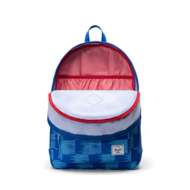 Dama Desenli Mavi Herschel Heritage Genç Su İtici Kumaş Sırt Çantası, 14" Laptop Uyumlu, 26 L