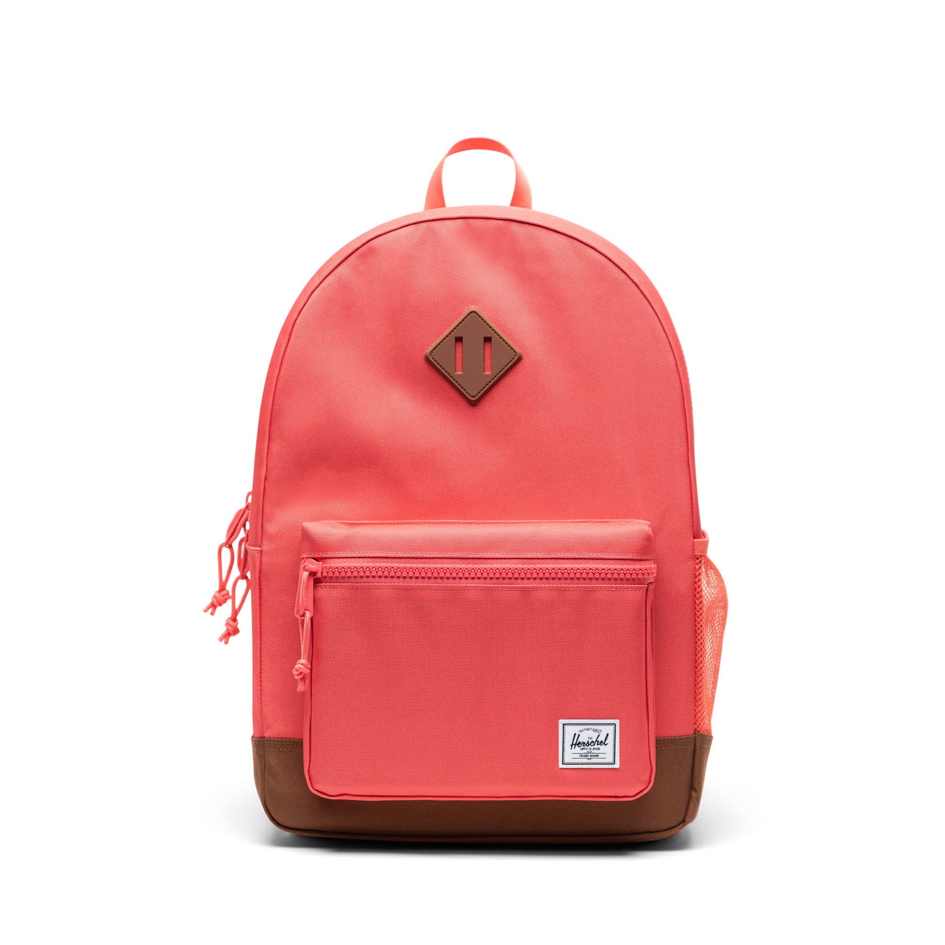 Mercan - Taba Herschel Heritage Genç Su İtici Kumaş Sırt Çantası, 14" Laptop Uyumlu, 26 L