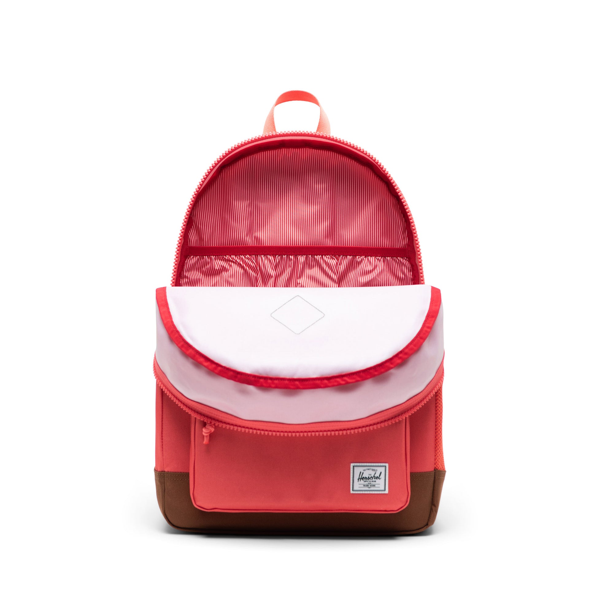 Mercan - Taba Herschel Heritage Genç Su İtici Kumaş Sırt Çantası, 14" Laptop Uyumlu, 26 L