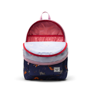Lacivert - Kedili Herschel Heritage Genç Su İtici Kumaş Sırt Çantası, 14" Laptop Uyumlu, 26 L