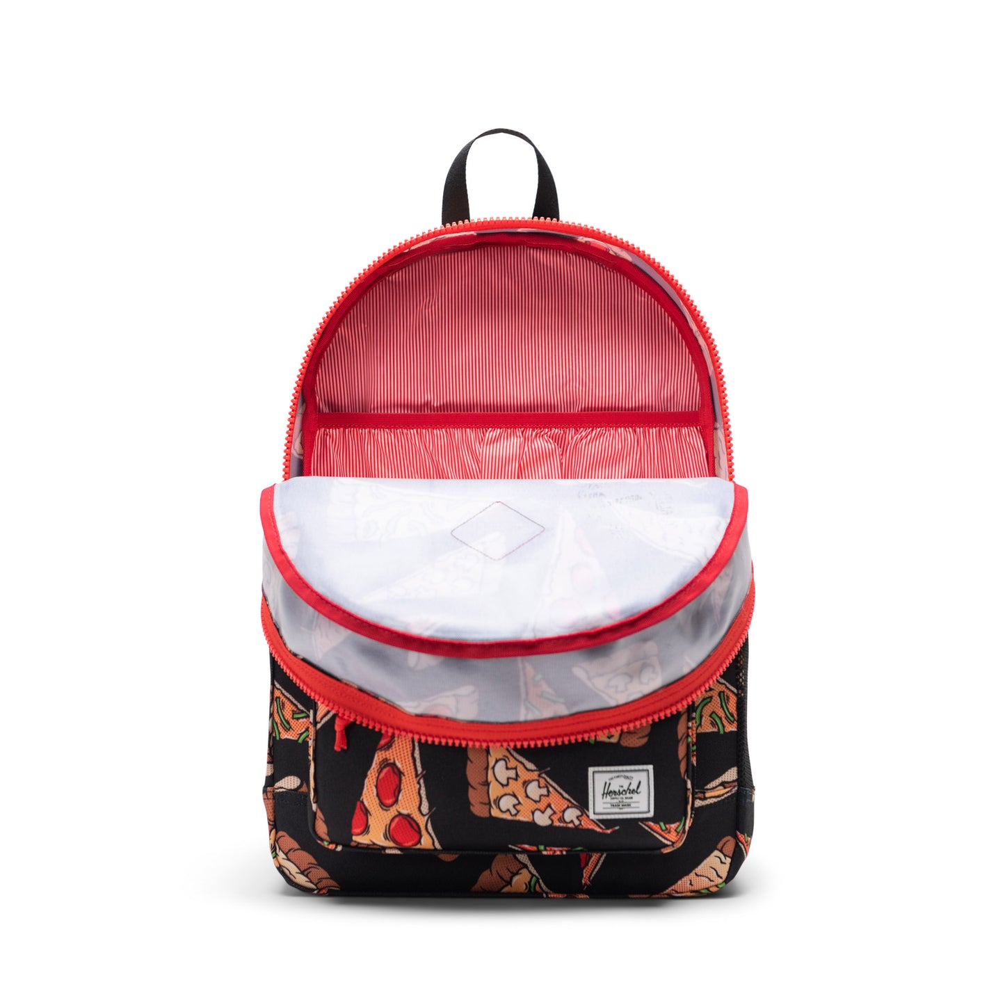 Pizza Desenli Herschel Heritage Genç Su İtici Kumaş Sırt Çantası, 14" Laptop Uyumlu, 26 L
